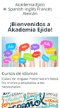 Mobile Screenshot of akademiaejido.com